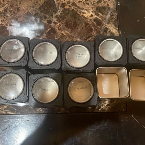 SET OF Magnetized Jars for Spices or Beads Etc! - Picture 2 of 16